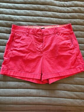 J. Crew Bright Pink Chino Bermuda Shorts